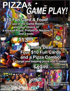Pizza & Game Play! | Hinkle Family Fun Center image 1