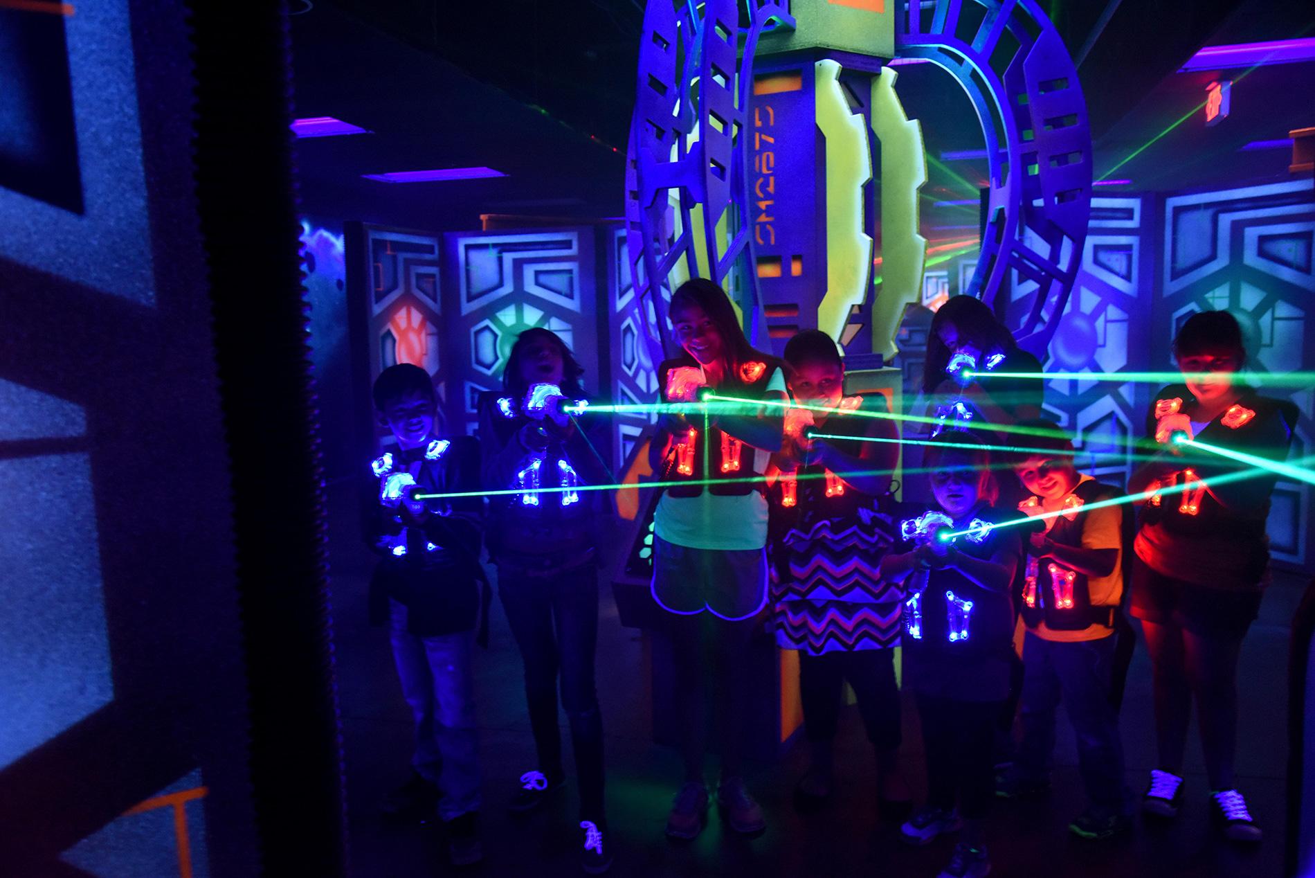 Laser Tag, Attractions, Hinkle Fun Center