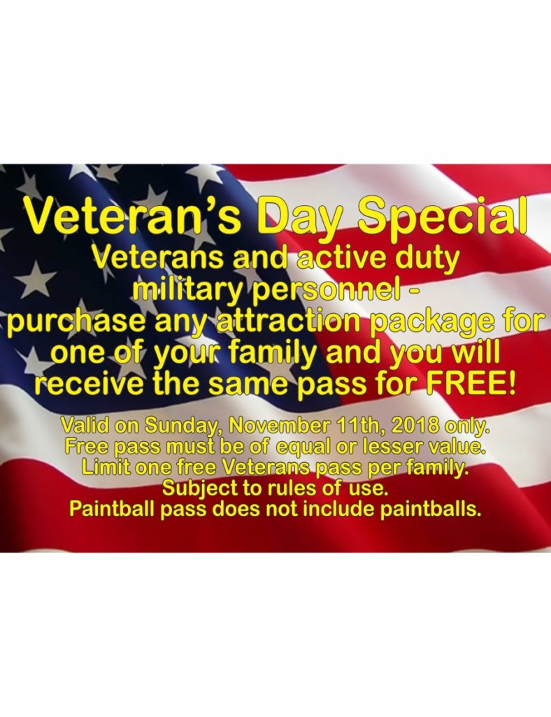 veterans day web Hinkle Fun Center